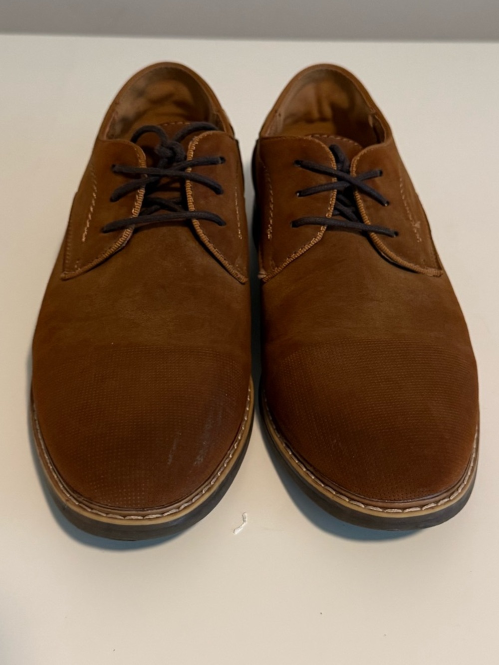 Men's Brown Derby Shoes - Casual Lace-Up